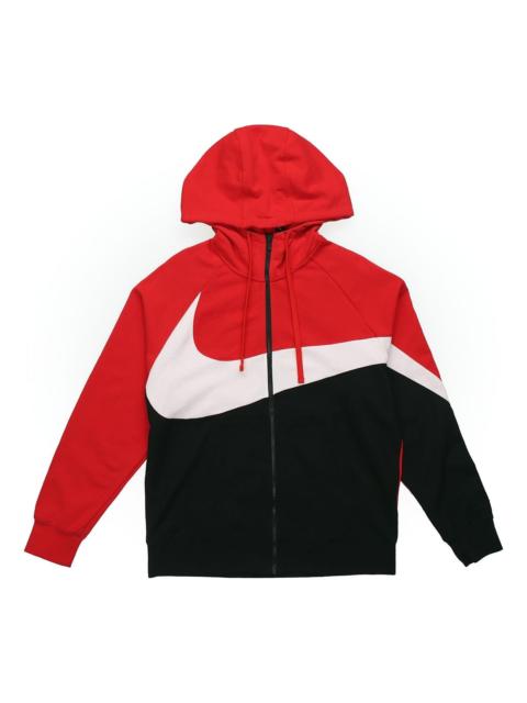 Nike Men's Jacket Hooded Long Sleeve Color Block Casual Jacket AR3085-657