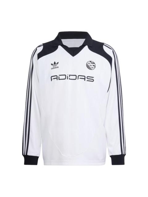 adidas Adilenium Oversized Long Sleeve Jersey 'White' IW3643