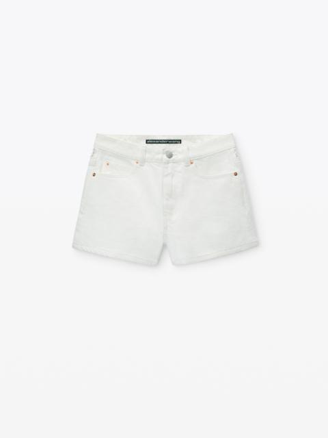 High Rise Denim Shorty