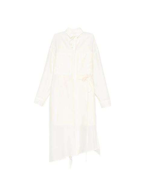 System Tie-neck Pocket Dress