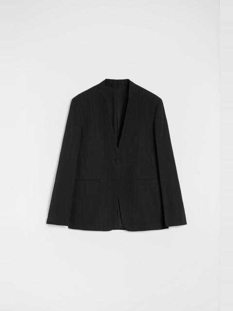 Silk Blend Tailored Jacket