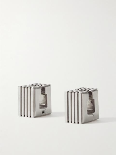 Empire Small Silver-tone Hoop Earrings