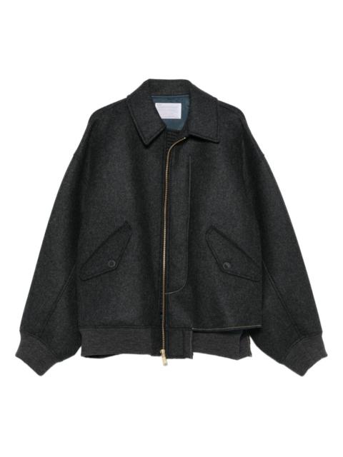 zip-up flap-pocket jacket