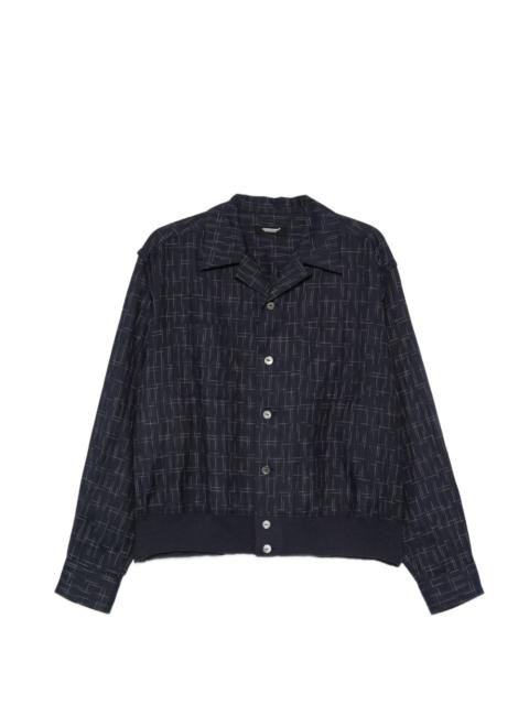 patterned overshirt