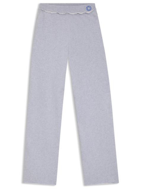 LOGO-WAISTBAND TRACKSUIT BOTTOMS IN COTTON TERRY