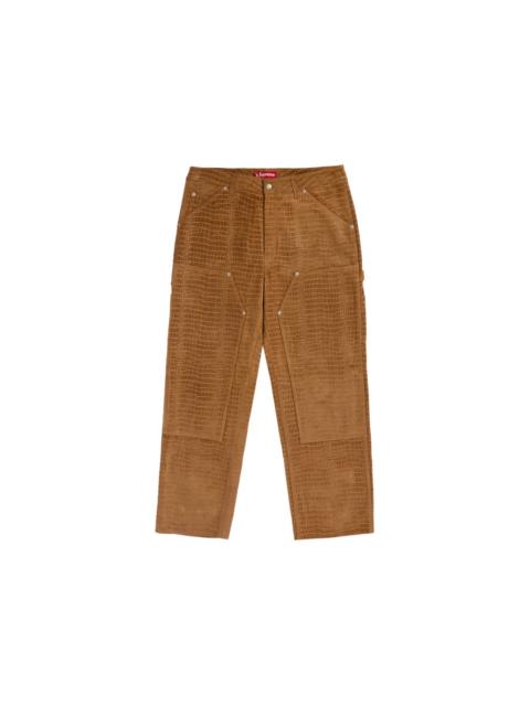 Supreme Suede Double Knee Painter Pant Croc