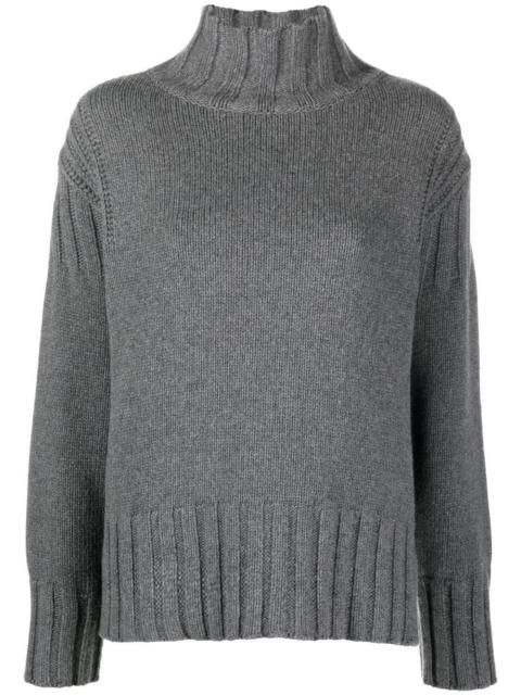 roll-neck cashmere jumper