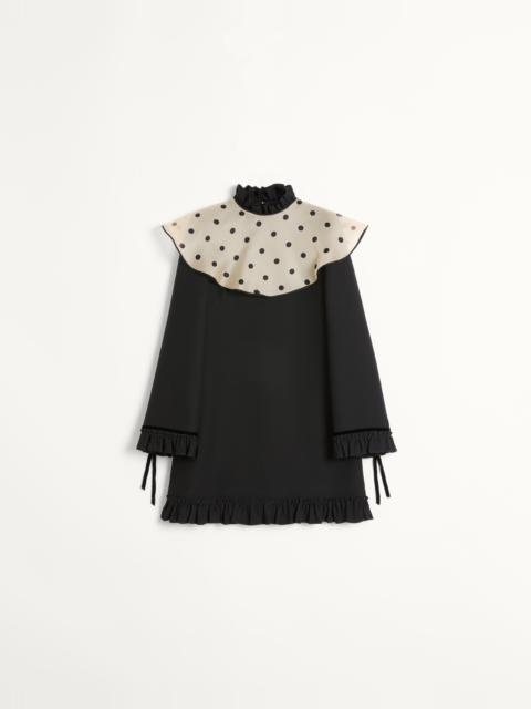 CREPE COUTURE SHORT DRESS