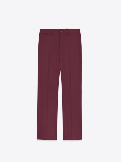 pants in cotton drill
