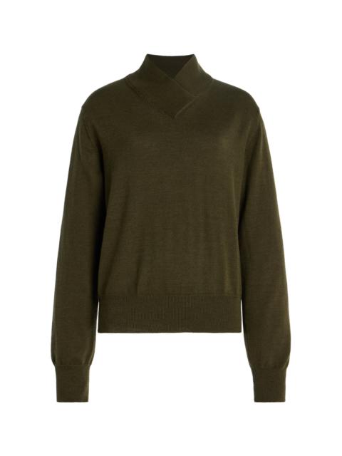 Detta Wool-Silk Sweater green