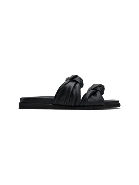 Black Tye Sandals