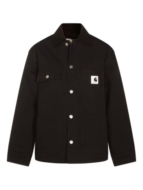 corduroy-effect pocket jacket