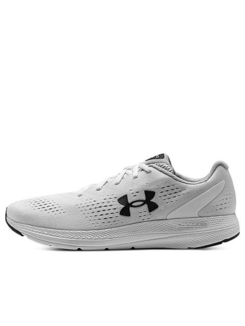(WMNS) Under Armour Charged 'White Black' 3024141-104