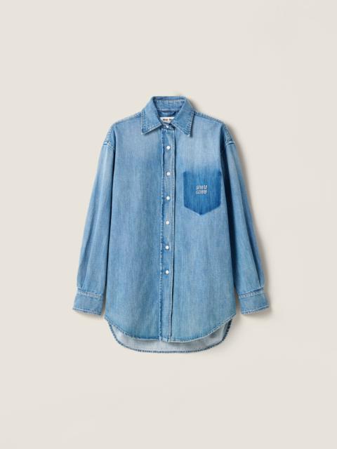 Denim shirt