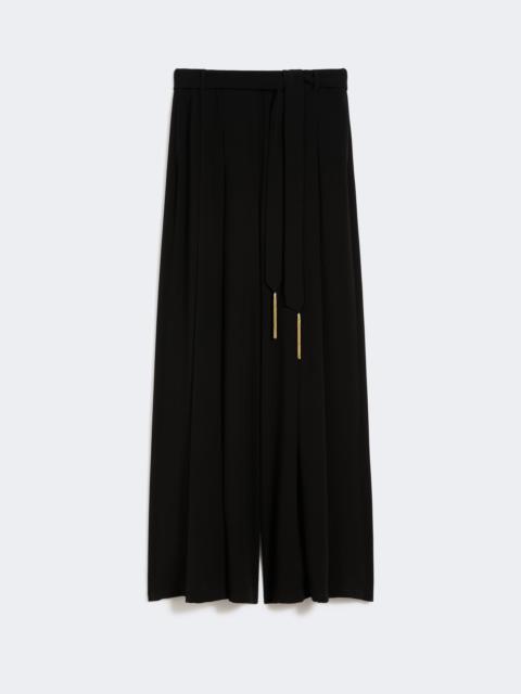 Cady palazzo trousers - BLACK