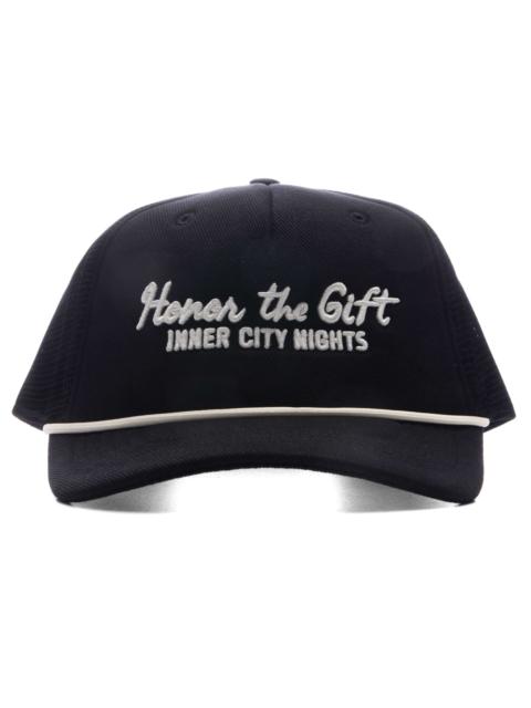 CITY NIGHTS TRUCKER CAP - BLACK