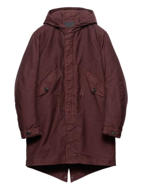 hooded down jacket