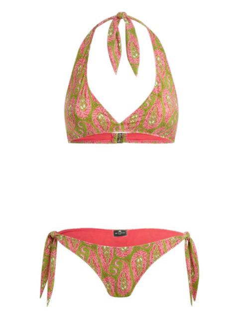 paisley-pattern bikini