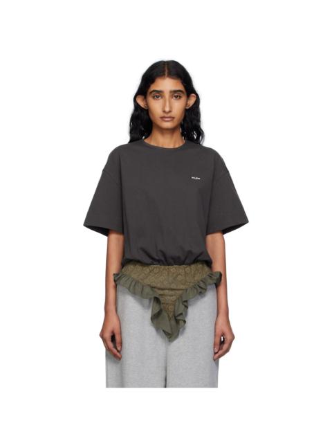 Gray Ruffle Panty T-shirt