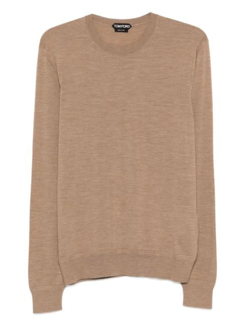 crew-neck wool sweater