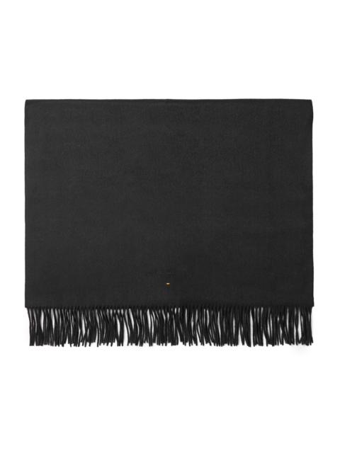 Black cashmere scarf
