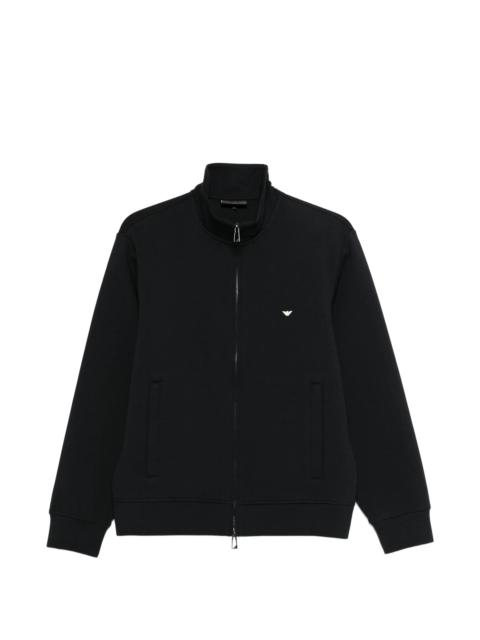Emporio Armani Zip Mock-neck Sweatshirt