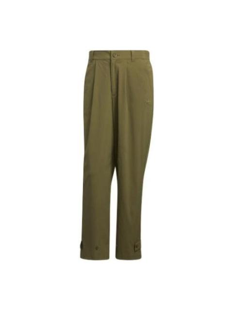 Men's adidas originals Pants Classic Casual Sports Pants/Trousers/Joggers Dark Olive Green HU1234