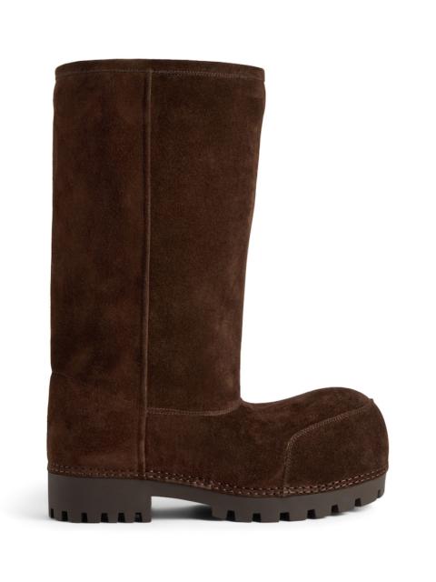 Men's Alaska Fur High Boot in Light Espresso