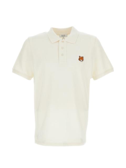 fox-embroidered polo shirt