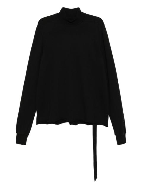 double funnel-neck sweatshirt