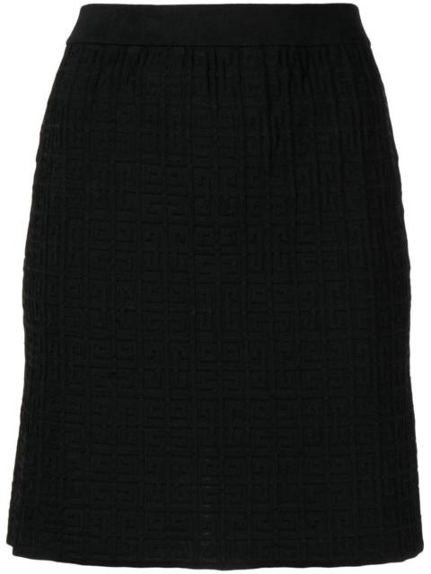 4G monogram-jacquard mini skirt