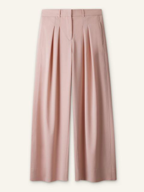 Pleat Wide-Leg Pant