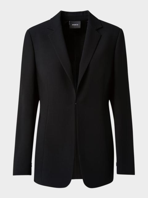 Odette Long Wool Blazer Jacket