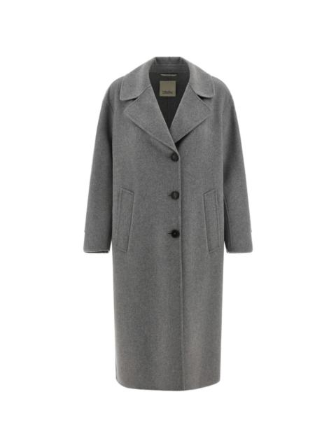 Zoe notched-lapel coat