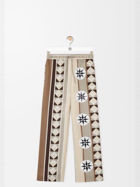 Pyjama trousers in silk