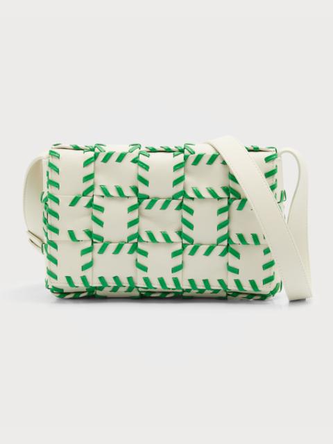 Men's Medium Cassette Baseball Loop Leather Crossbody Bag