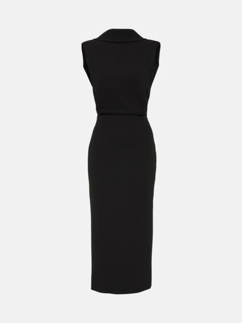 High neck cady midi dress