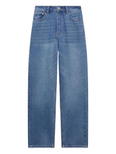 straight-leg jeans