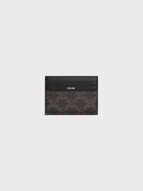 LARGE CARD HOLDER in TRIOMPHE CANVAS AND CLAFSKIN