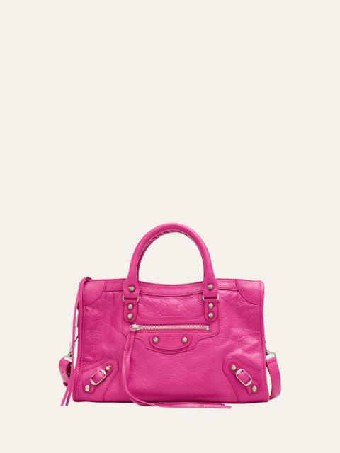 Le City Small Lambskin Top-Handle Bag
