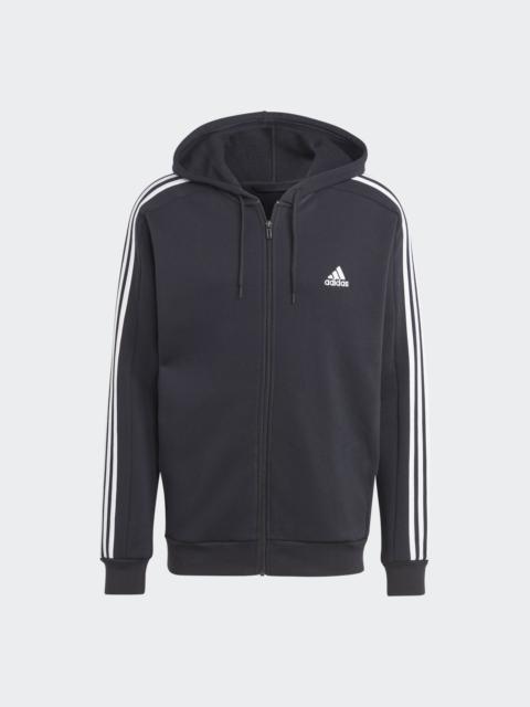 Essentials Fleece 3-Stripes Full-Zip Hoodie