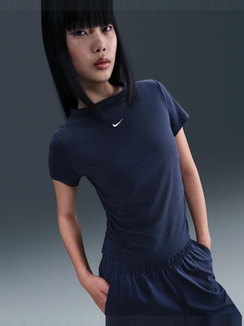 Nike Sportswear Chill Knit Women's Tight Short-Sleeve Mock-Neck Top