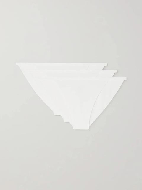 + Net Sustain Set Of Three Tencel Lyocell-blend Briefs