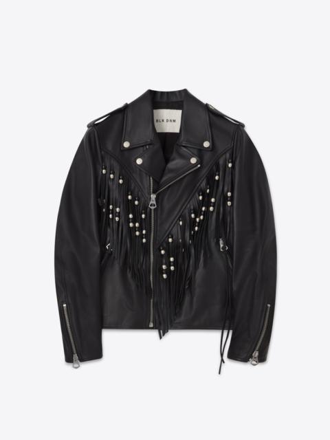 LEATHER JACKET 69 BLACK