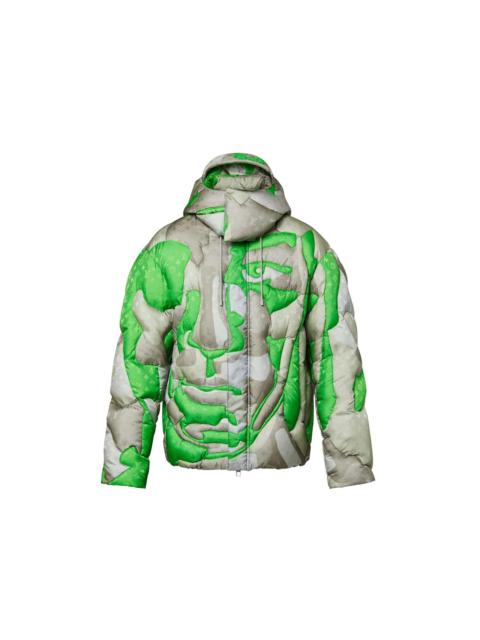 Louis Vuitton Patchworked Portrait Puffer Blouson Opal Green