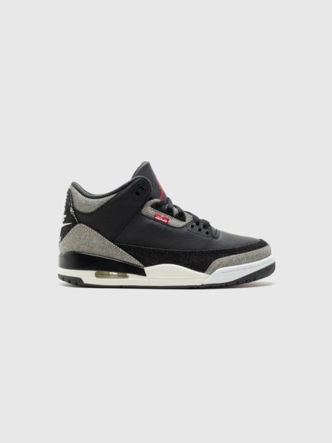 AIR JORDAN 3 X LEVI'S "BLACK & WHITE"
