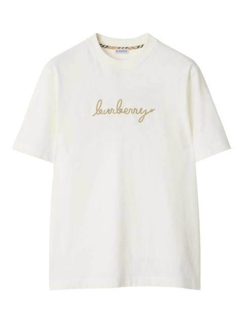 logo-embellished T-shirt