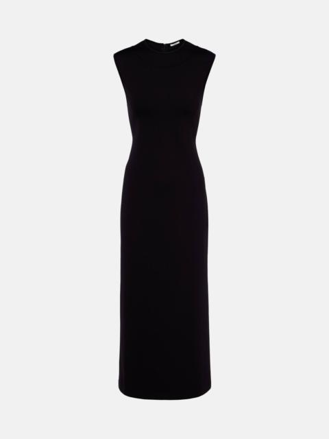 Jersey midi dress