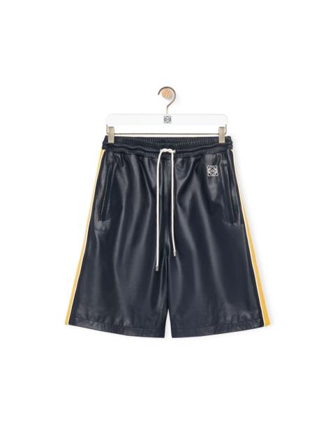 Tracksuit shorts in nappa