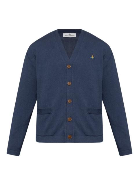 Orb-embellished cardigan